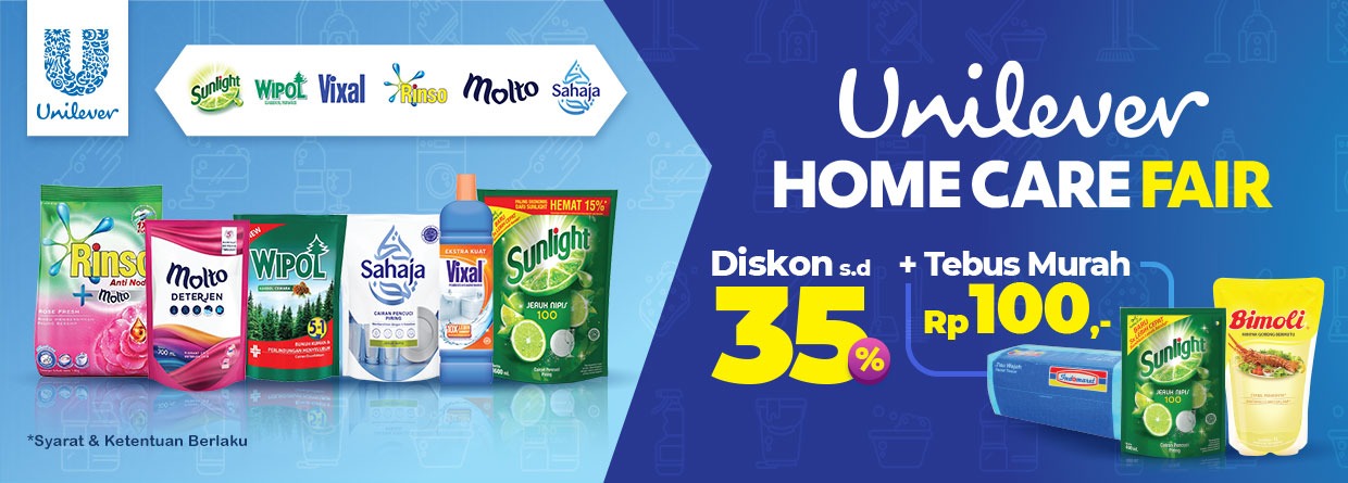 Promo Bersih Bersih Hemat Unilever Klik Indomaret